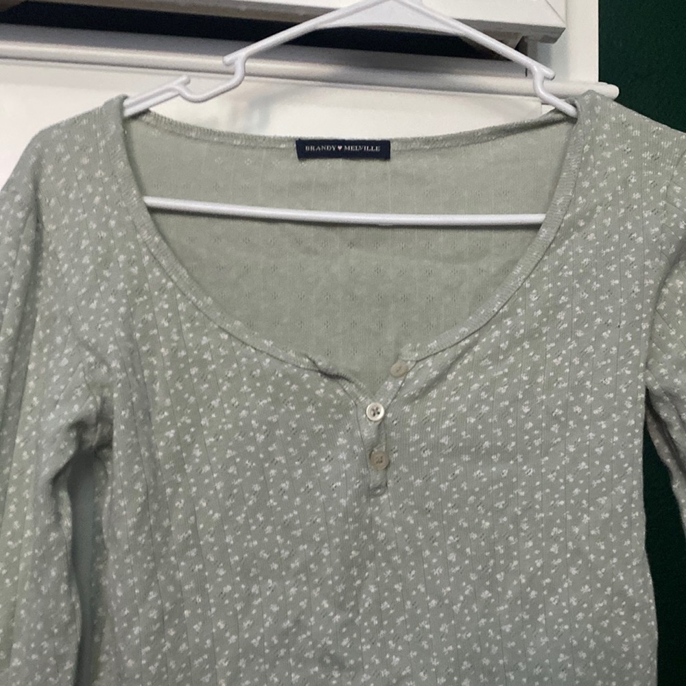 Brandy Melville green longsleeve